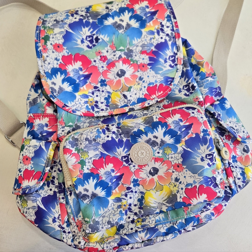 Kilpling Floral Print Backpack